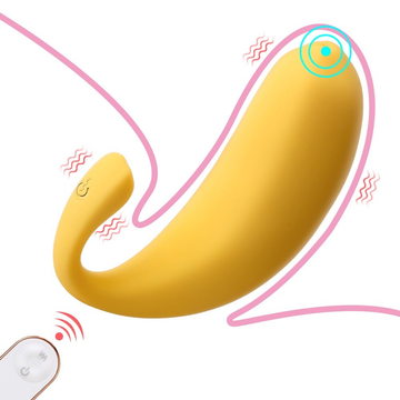 Banana Shape Vagina Clit Stimulator / 9 Speed G-Spot Vibrator for Ladies / Wireless Sex Toy - EVE's SECRETS